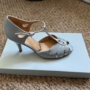 Brand New Rachel Simpson Heels in Blue. Never worn! Absolutely stunning!